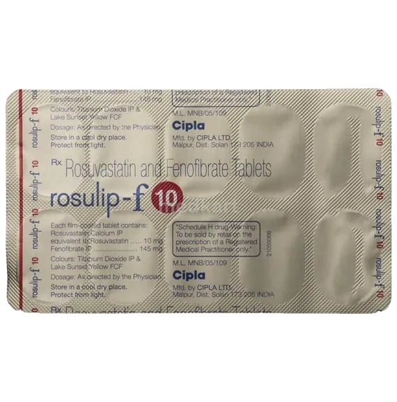 rosulip f 10mg tablet 10's